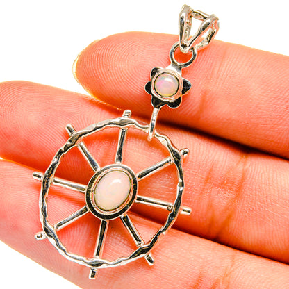 Rainbow Moonstone Pendants handcrafted by Ana Silver Co - PD11176