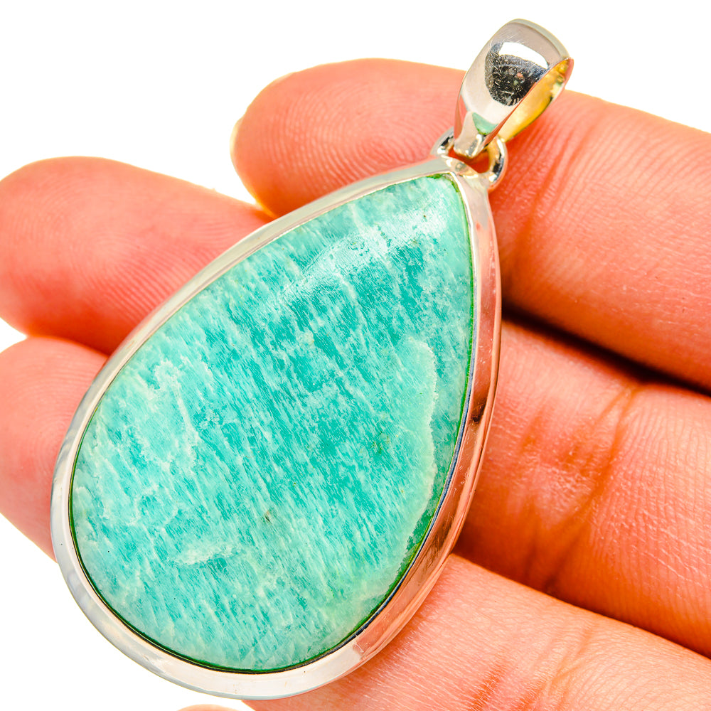 Amazonite Pendants handcrafted by Ana Silver Co - PD11185