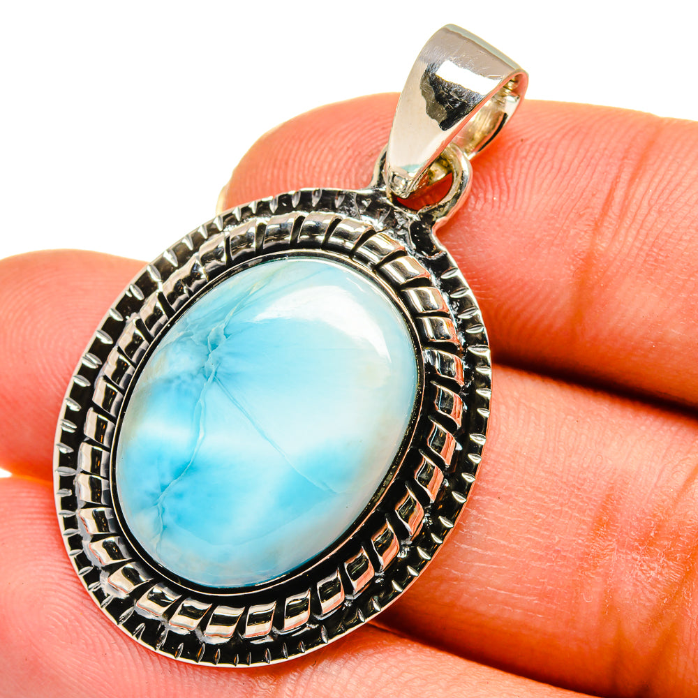 Larimar Pendants handcrafted by Ana Silver Co - PD11188