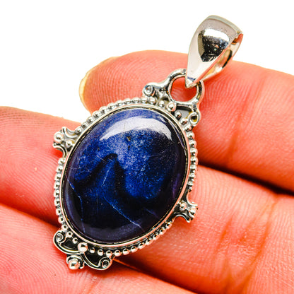 Sodalite Pendants handcrafted by Ana Silver Co - PD11199