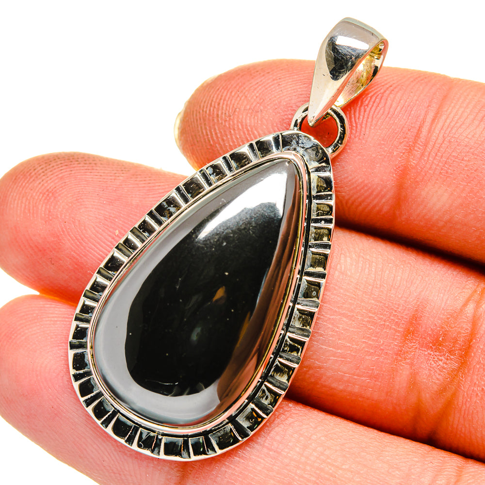 Hematite Pendants handcrafted by Ana Silver Co - PD11200