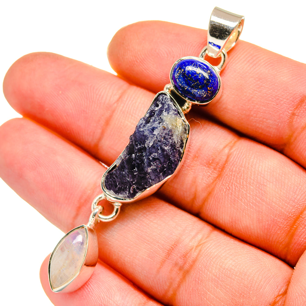 Tanzanite Pendants handcrafted by Ana Silver Co - PD11202
