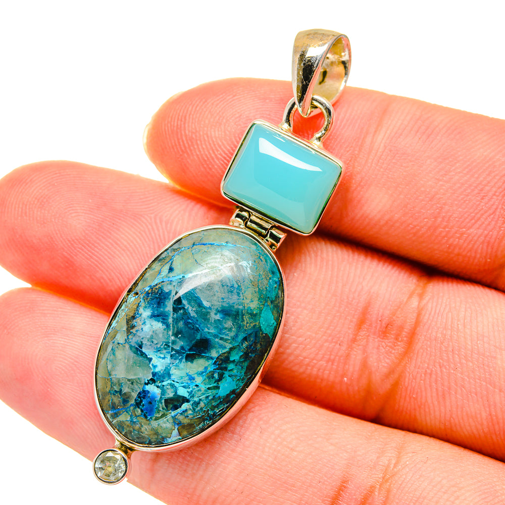 Apatite Pendants handcrafted by Ana Silver Co - PD11211