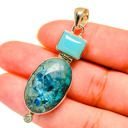 Apatite Pendants handcrafted by Ana Silver Co - PD11211