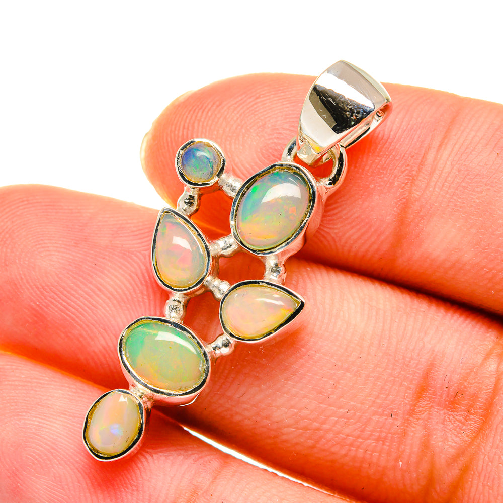Ethiopian Opal Pendants handcrafted by Ana Silver Co - PD11220