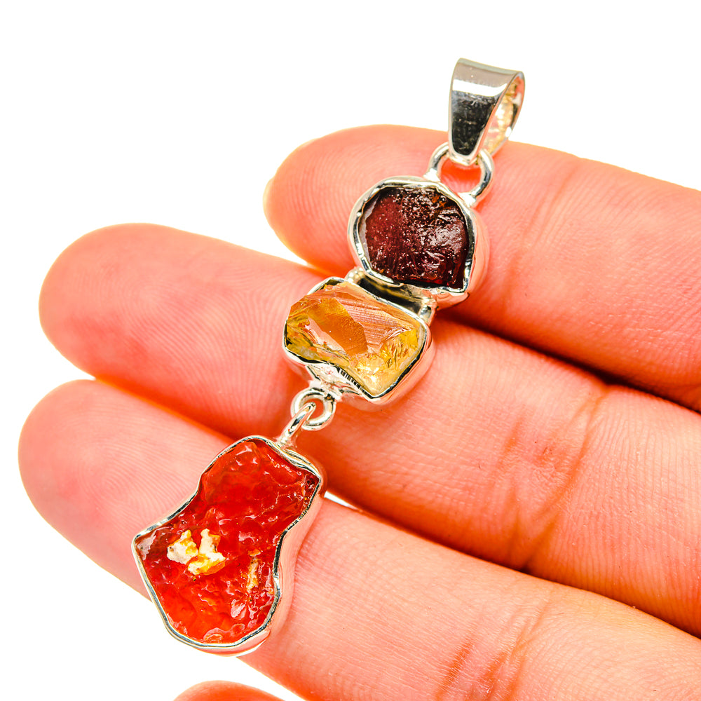 Carnelian Pendants handcrafted by Ana Silver Co - PD11231