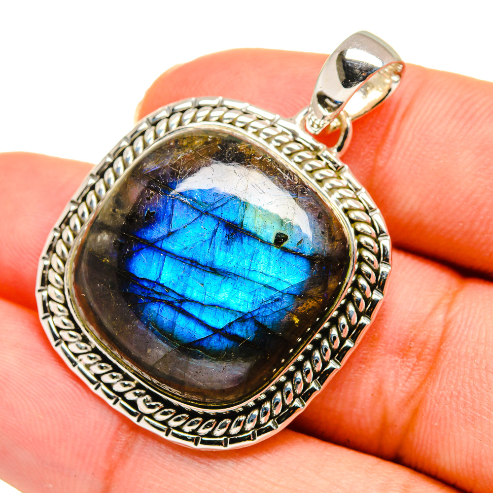 Labradorite Pendants handcrafted by Ana Silver Co - PD11244