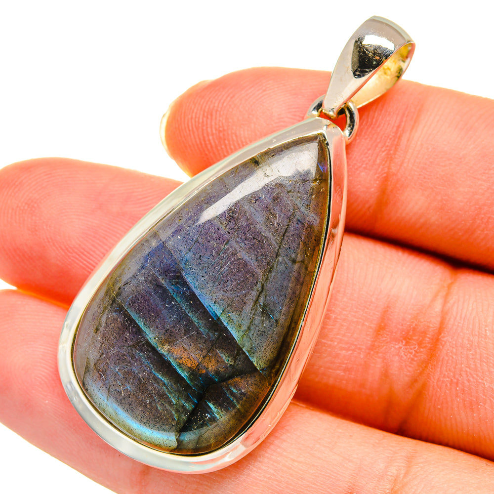 Labradorite Pendants handcrafted by Ana Silver Co - PD11271