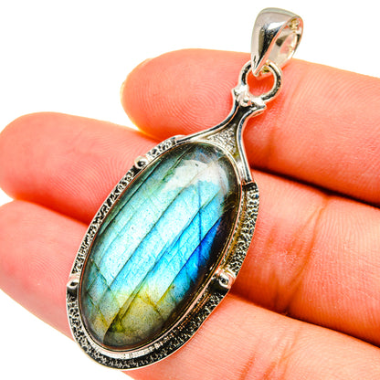 Labradorite Pendants handcrafted by Ana Silver Co - PD11276