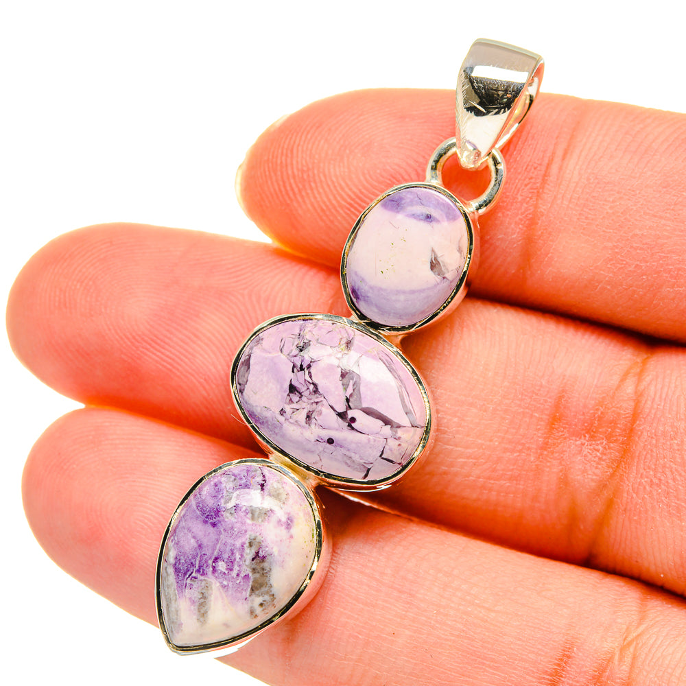 Tiffany Stone Pendants handcrafted by Ana Silver Co - PD11292