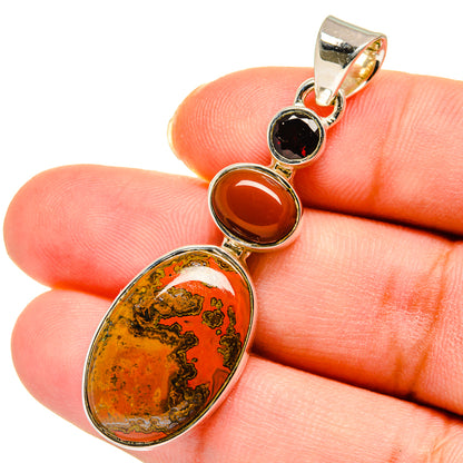 Red Jasper Pendants handcrafted by Ana Silver Co - PD11310
