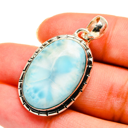 Larimar Pendants handcrafted by Ana Silver Co - PD11314