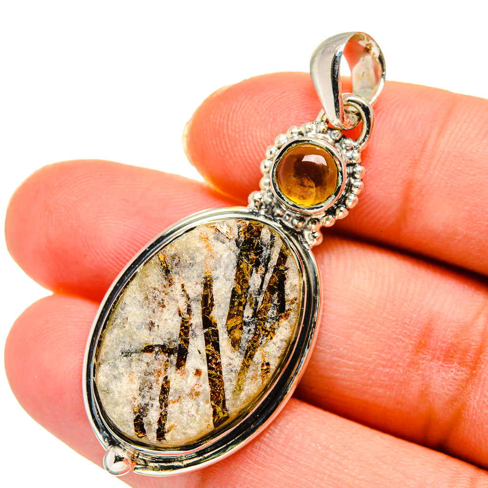 Astrophyllite Pendants handcrafted by Ana Silver Co - PD11319