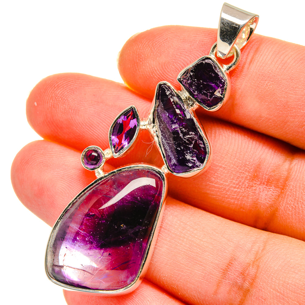 Amethyst Pendants handcrafted by Ana Silver Co - PD11340
