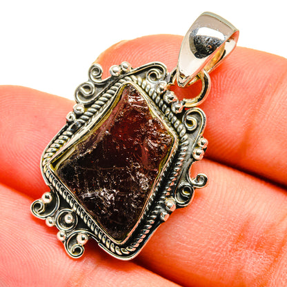 Garnet Pendants handcrafted by Ana Silver Co - PD11346