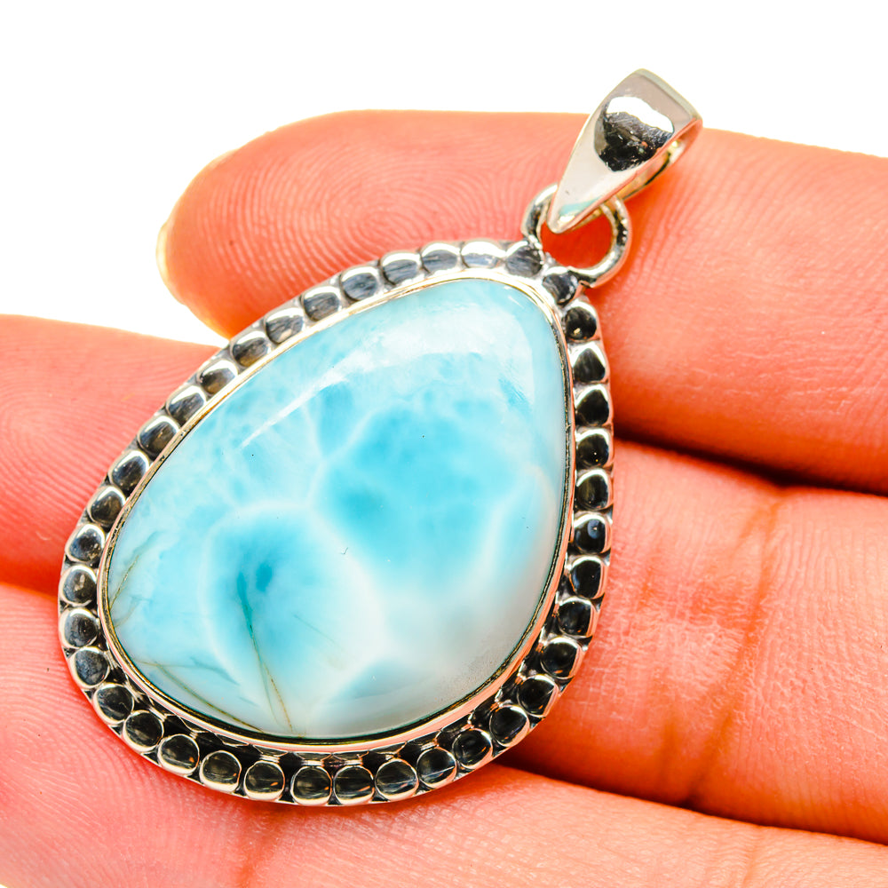Larimar Pendants handcrafted by Ana Silver Co - PD11354