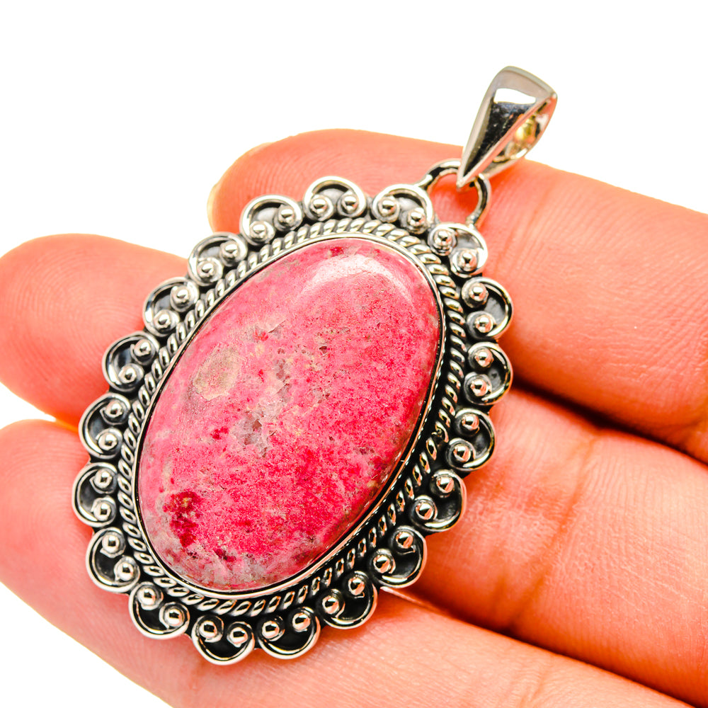 Thulite Pendants handcrafted by Ana Silver Co - PD11355