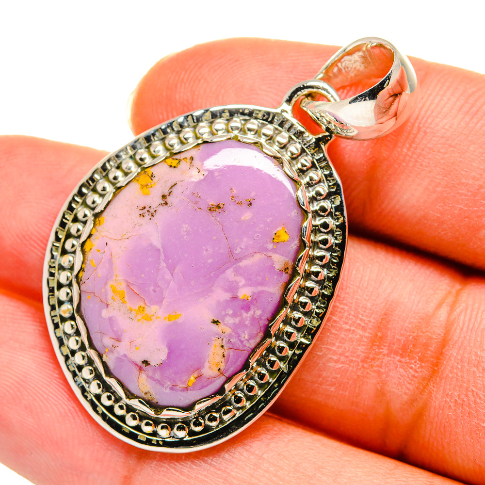 Phosphosiderite Pendants handcrafted by Ana Silver Co - PD11371