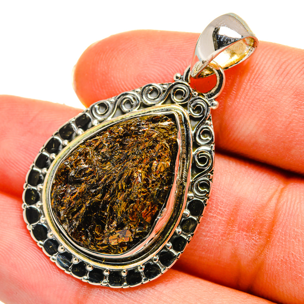 Astrophyllite Pendants handcrafted by Ana Silver Co - PD11372