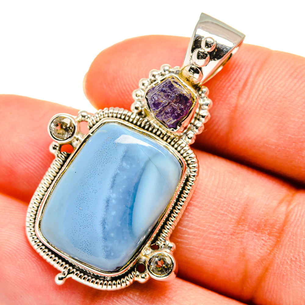 Owyhee Opal Pendants handcrafted by Ana Silver Co - PD11375