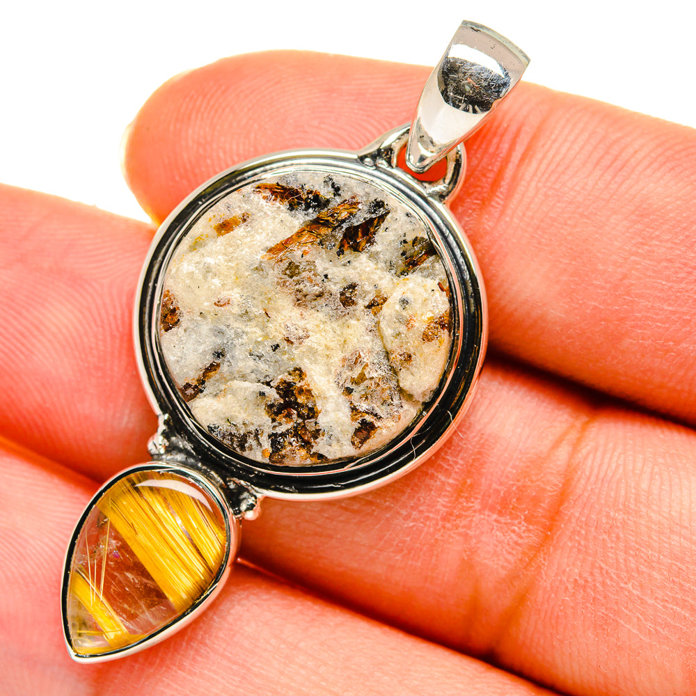 Astrophyllite Pendants handcrafted by Ana Silver Co - PD11377