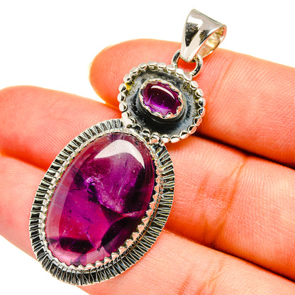 Amethyst Pendants handcrafted by Ana Silver Co - PD11399