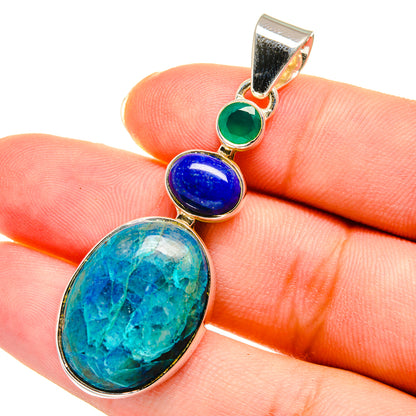 Apatite Pendants handcrafted by Ana Silver Co - PD11401