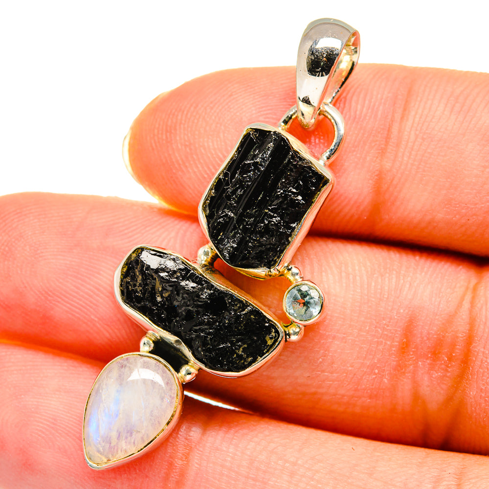 Tektite Pendants handcrafted by Ana Silver Co - PD11408