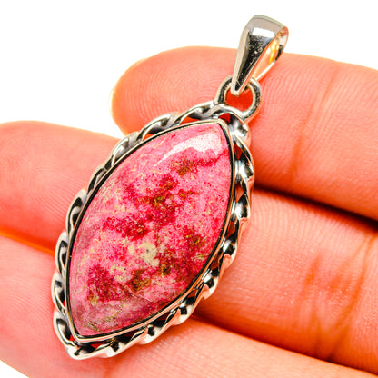 Thulite Pendants handcrafted by Ana Silver Co - PD11410