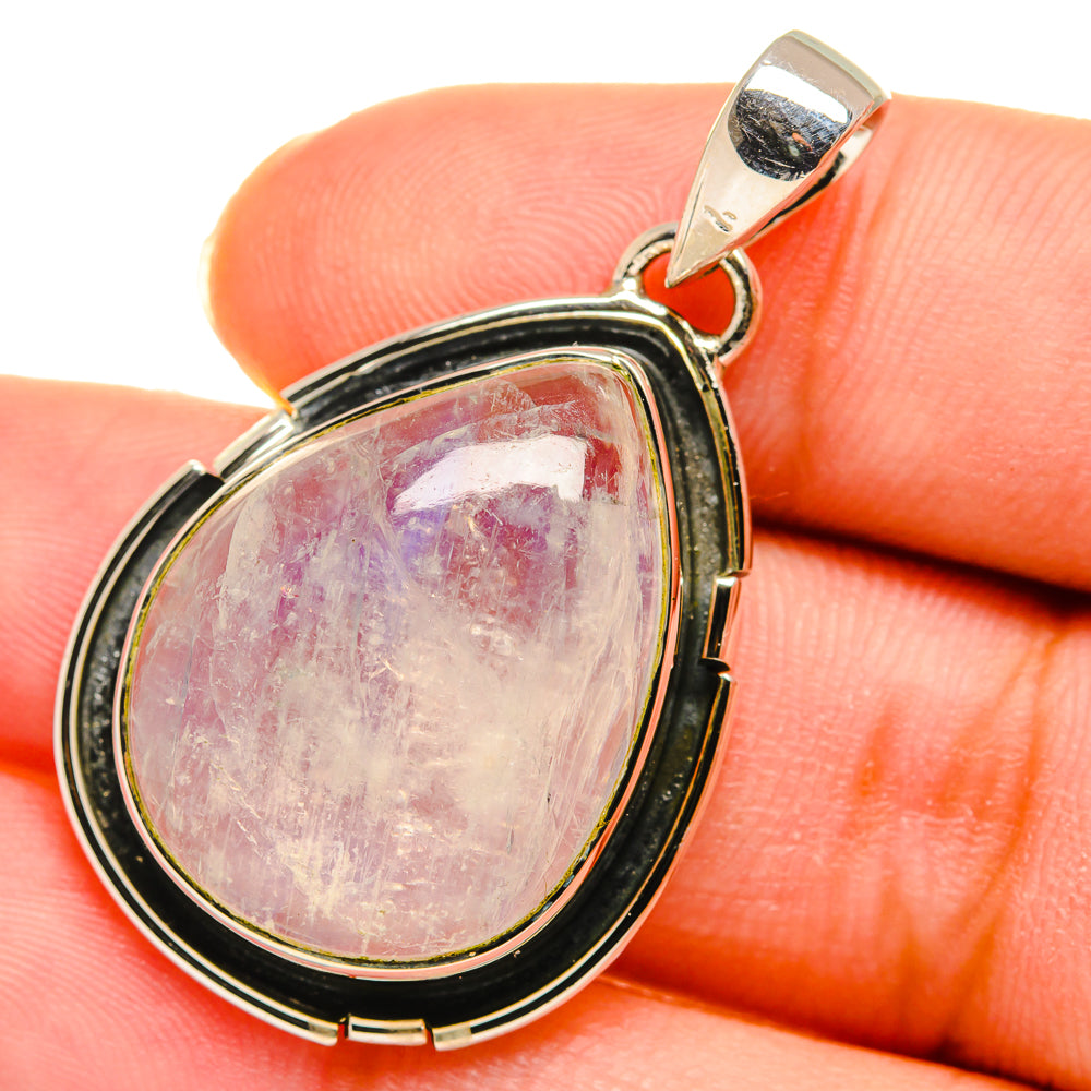 Rainbow Moonstone Pendants handcrafted by Ana Silver Co - PD11416