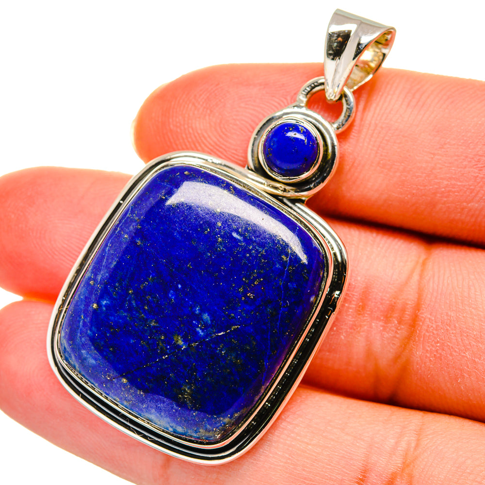 Lapis Lazuli Pendants handcrafted by Ana Silver Co - PD11419