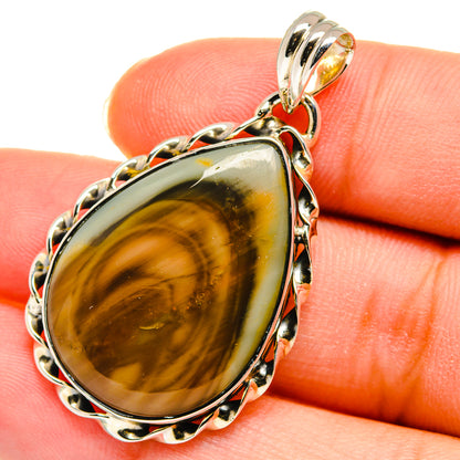 Willow Creek Jasper Pendants handcrafted by Ana Silver Co - PD11420