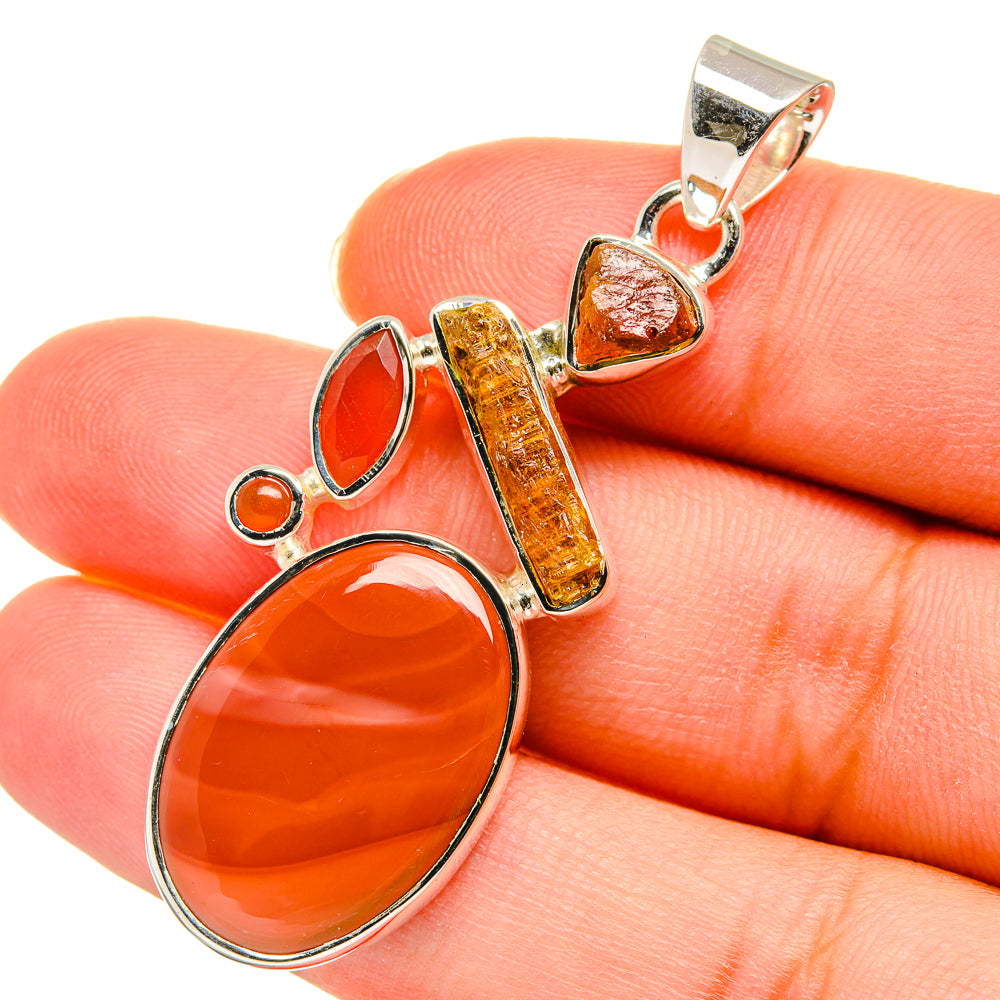 Mookaite Pendants handcrafted by Ana Silver Co - PD11431