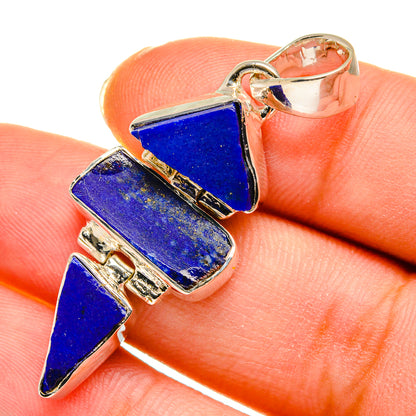 Lapis Lazuli Pendants handcrafted by Ana Silver Co - PD11442