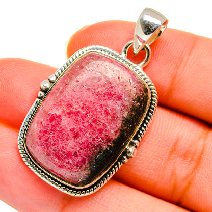 Rhodonite Pendants handcrafted by Ana Silver Co - PD11443