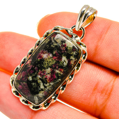 Russian Eudialyte Pendants handcrafted by Ana Silver Co - PD11451