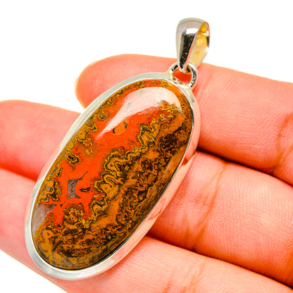 Moroccan Agate Pendants handcrafted by Ana Silver Co - PD11462