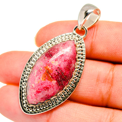 Thulite Pendants handcrafted by Ana Silver Co - PD11476