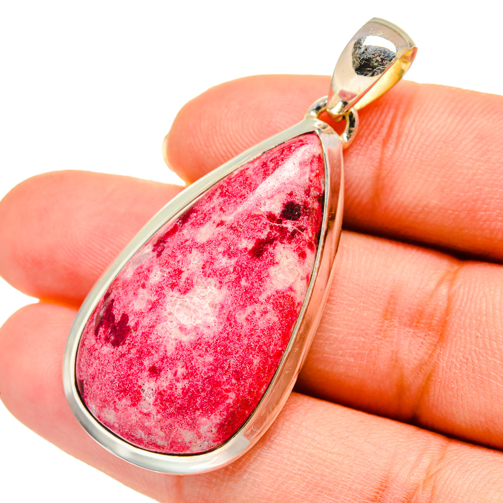 Thulite Pendants handcrafted by Ana Silver Co - PD11477