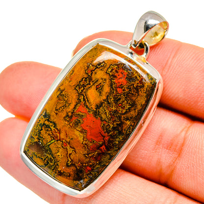 Moroccan Agate Pendants handcrafted by Ana Silver Co - PD11479