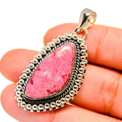 Thulite Pendants handcrafted by Ana Silver Co - PD11486
