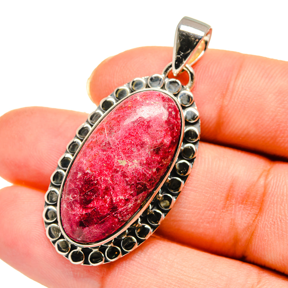Thulite Pendants handcrafted by Ana Silver Co - PD11488