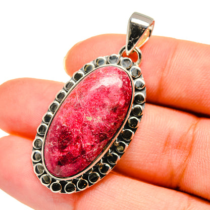 Thulite Pendants handcrafted by Ana Silver Co - PD11488