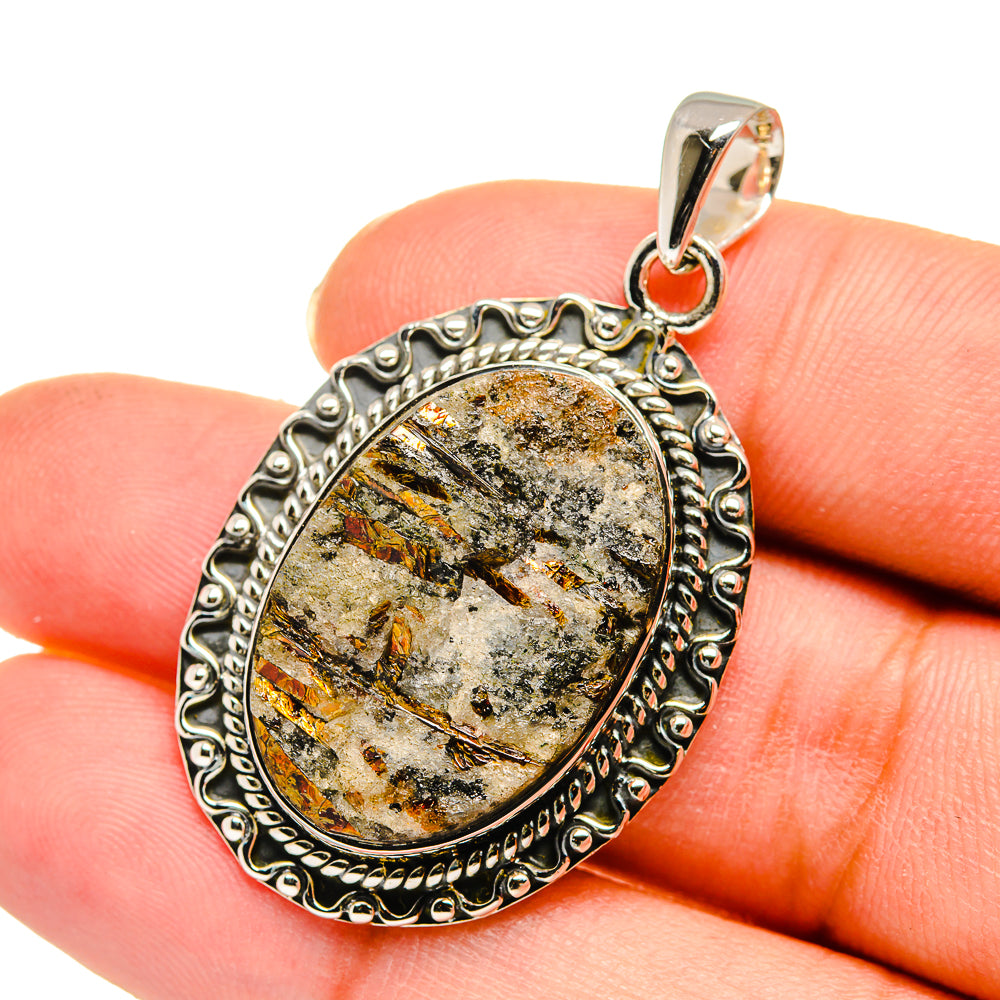 Astrophyllite Pendants handcrafted by Ana Silver Co - PD11492