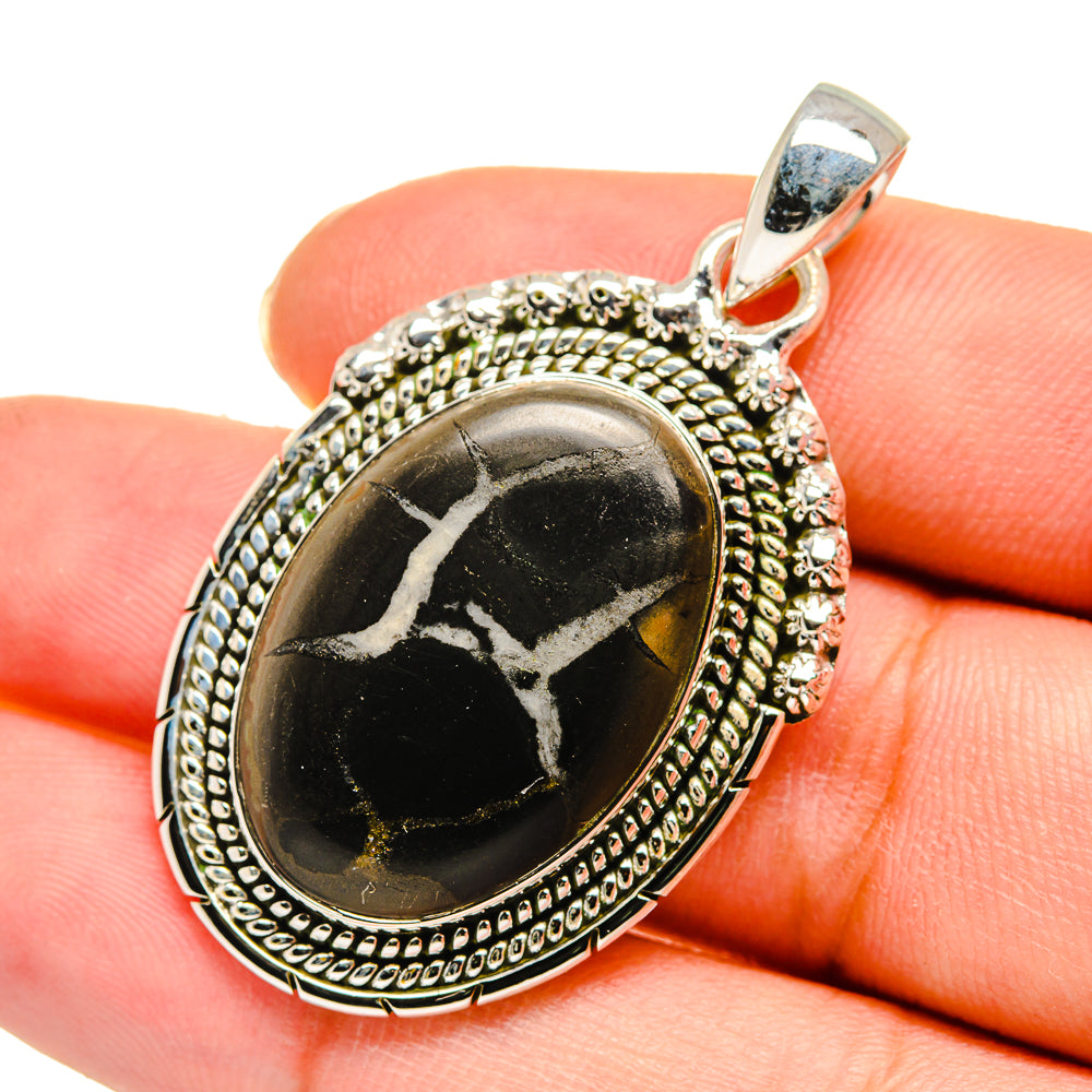 Septarian Geode Pendants handcrafted by Ana Silver Co - PD11493
