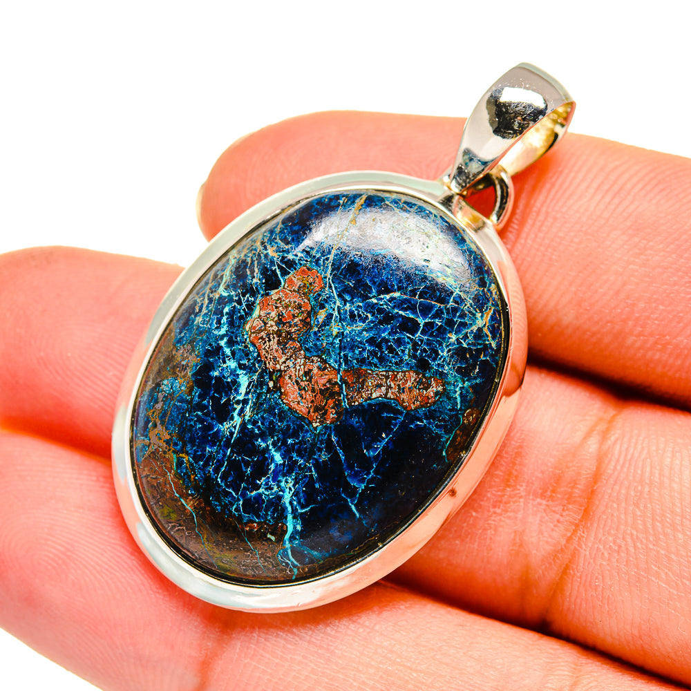 Shattuckite Pendants handcrafted by Ana Silver Co - PD11494