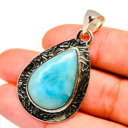 Larimar Pendants handcrafted by Ana Silver Co - PD11495
