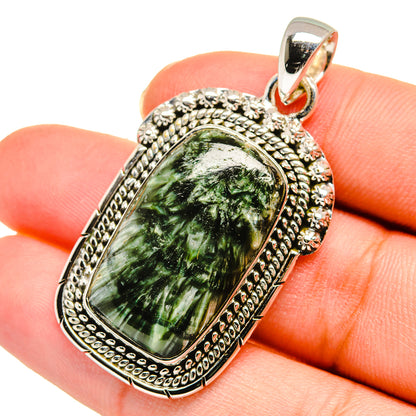 Seraphinite Pendants handcrafted by Ana Silver Co - PD11501