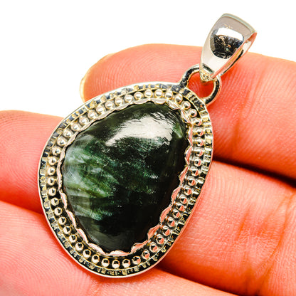 Seraphinite Pendants handcrafted by Ana Silver Co - PD11502