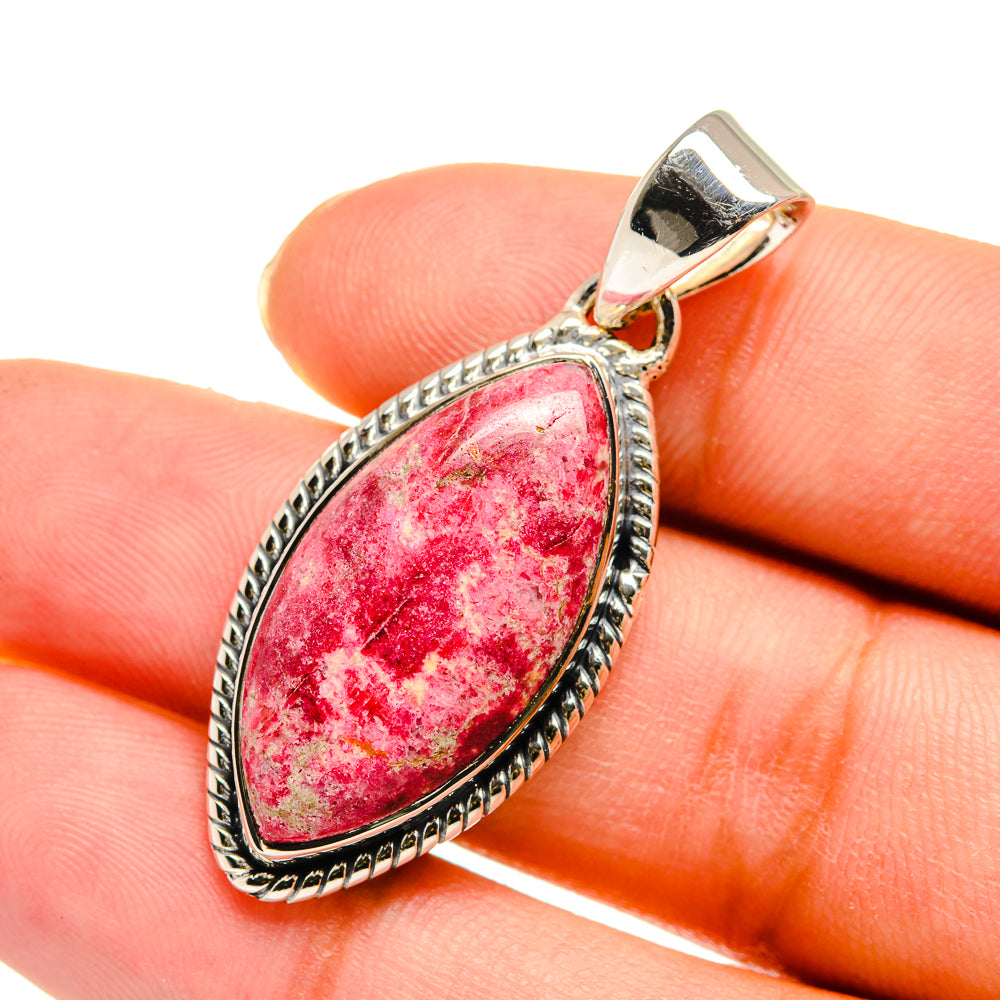 Thulite Pendants handcrafted by Ana Silver Co - PD11520
